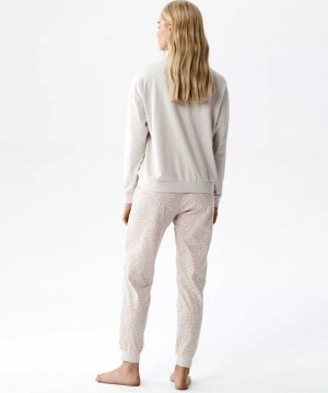 Atlantic PIŻAMA ATLANTIC NLP-515 WL26 BEZJ/ROZ