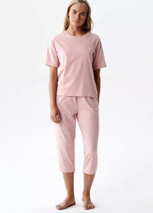 Atlantic PIŻAMA ATLANTIC NLP-511 WL26 RÓŻOWY JASNY