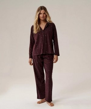 ATLANTIC PIŻAMA DAMSKA NLP-503 DR