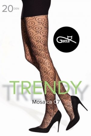 GATTA / WOLA RAJSTOPY TRENDY MOSAICA WZ.07 20 DEN R.5
