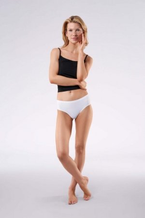 Julimex Figi Simple Panty Białe