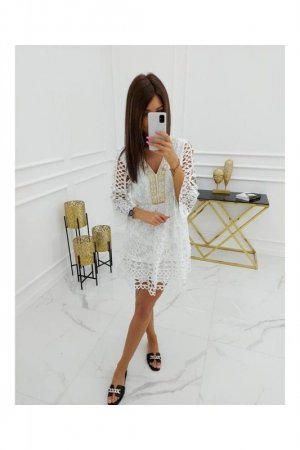 Vittoria Ventini Sukienka Mayca Cotton HY1036 White