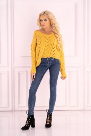 Merribel Sweter Manesa Mustard