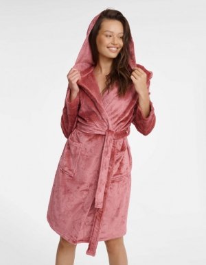 Henderson Ladies Szlafrok Glossy 41066-39X Różowy