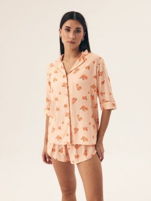 Henderson Ladies Piżama Naranja 42686 Brzoskwiniowa