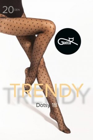 Gatta Dotsy 18 20 DEN bielizna wyrób pończoszniczy rajstopy