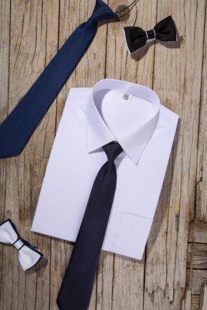  MIK KOSZULA BIAŁA KLASYCZNA DŁUGI RĘKAW 134-164 - WYSYŁKA 24H