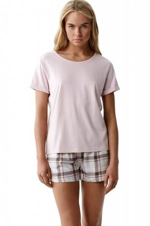 Atlantic Piżama damska NLP 512 pudrowy róż