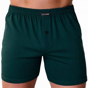 Cornette Bokserki Comfort 004/01 ciemnozielone