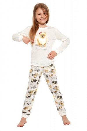 Cornette Piżama young Doggie 978/152 beżowa