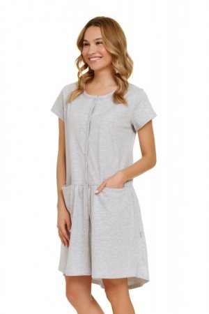 Doctornap Koszula nocna TCB 9445 grey melange