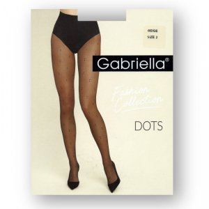 Gabriella Rajstopy Dots 491 nero