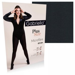 Gabriella Rajstopy microfibra 60 den 162 rozm. 8/9 czarne
