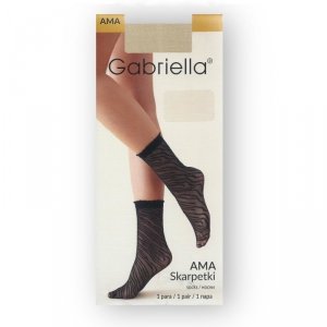 Gabriella Skarpetki Ama 567 beżowe
