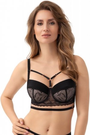 Gorsenia Biustonosz full cup Joy 003 czarny