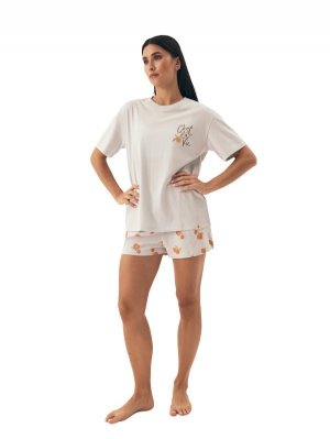 Esotiq-Henderson Piżama damska Naranja 42684 niebieska