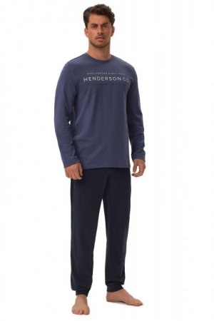 Esotiq-Henderson Piżama 41904 Jumper granatowa
