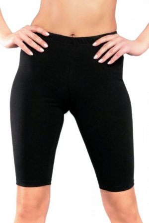 Italian Fashion Legginsy Kolarki czarne