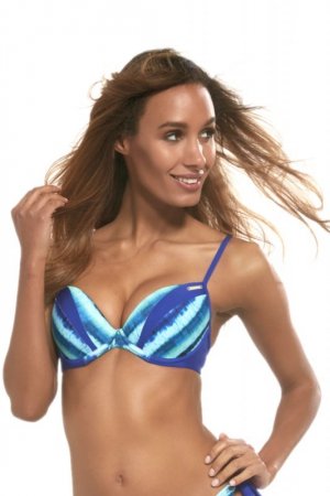 Kris line Biustonosz kąpielowy Hokkaido brassiere navyblue