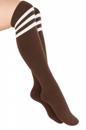 Noviti Zakolanówki SB 147 W 04 brązowe