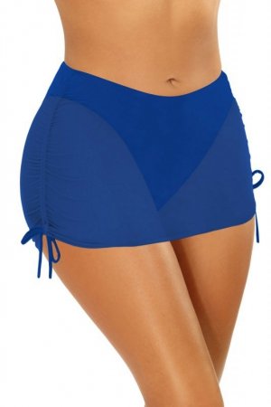Self Figi kąpielowe Skirt2 D99 13 niebieskie