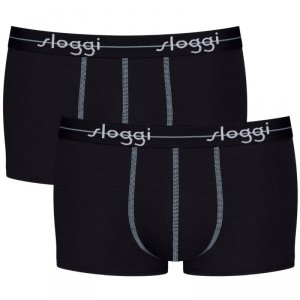 Sloggi Bokserki Start Hipster 2-pak czarne