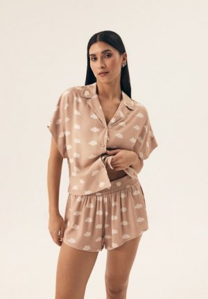 Piżama Henderson Ladies 42645 Nubes kr/r S-2XL rozpinana