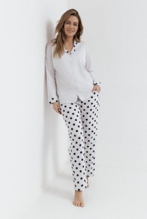Piżama Cana 149 dł/r M-XL rozpinana
