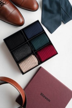 Skarpety Steven art.175/4 Boxy Męskie A'6 41-46