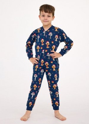 Kombinezon Cornette Kids Boy 185/180 Dog 2 dł/r Christmas 86-128
