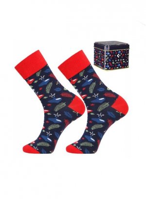 Skarpety Moraj CMLS700-005 Świąteczne Puszka 38-43