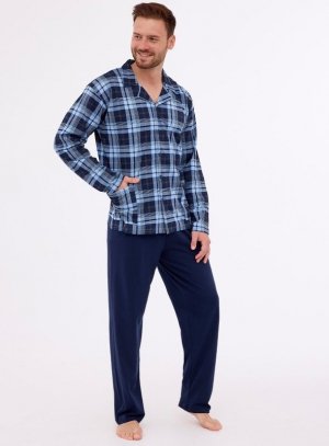 Piżama Cornette 114/72 3XL-5XL męska rozpinana