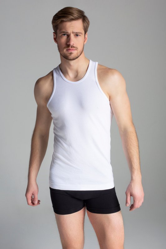 GATTA BODYWEAR Koszulka Męska - SEAMLESS COTTON TANK CLASSIC