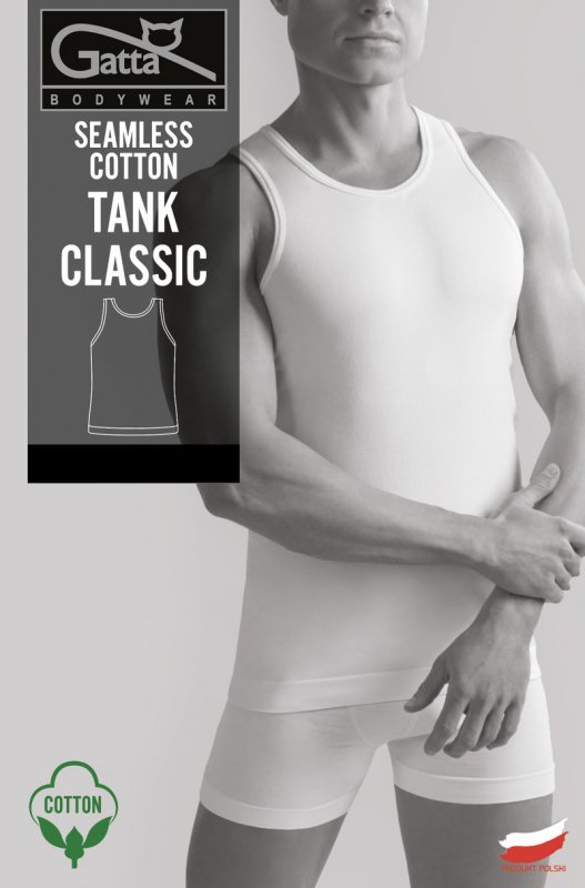 GATTA BODYWEAR Koszulka Męska - SEAMLESS COTTON TANK CLASSIC