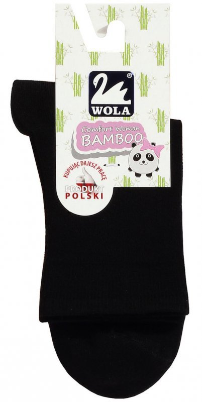 WOLA SKARPETKI DAMSKIE GŁADKIE Z BAMBOO