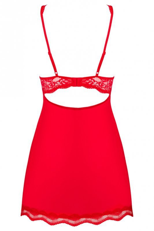 OBSESSIVE LUVAE BABYDOLL I STRINGI CZERWONA