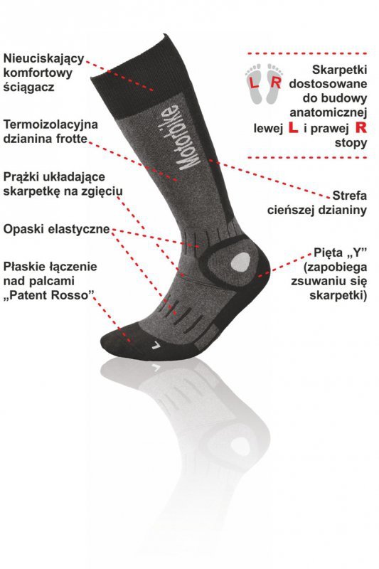 JJW INMOVE Podkolanówka Motorbike Deo
