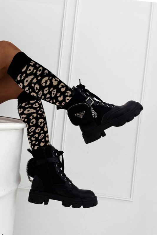 MILENA PODKOLANÓWKI DAMSKIE PANTERKA 50248