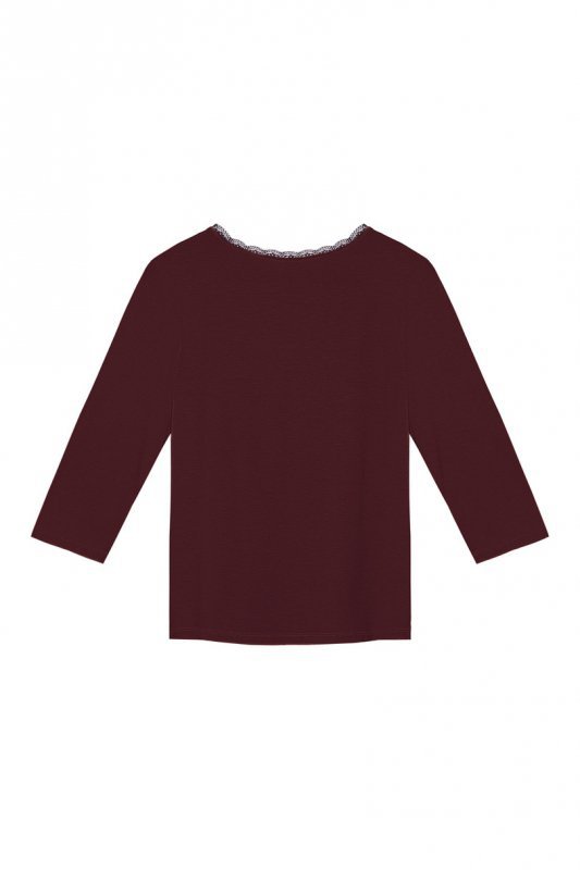 MEFEMI BY NIPPLEX BLUZKA MARGOT 3/4 BURGUND