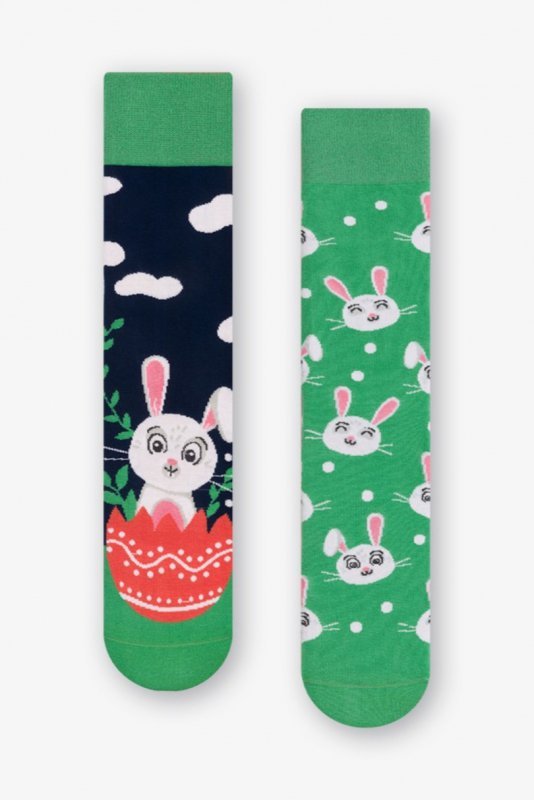 MORE 079 SKARPETY MĘSKIE ASYMETRYCZNE  WIELKANOC