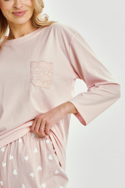 TARO 3442 PIŻAMA DAMSKA DŁUGA NORI S-XL
