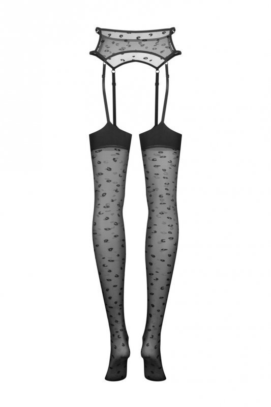 OBSESSIVE Isinne pończochy i pas S/M/L