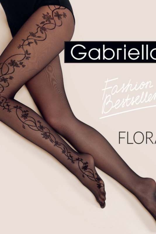 GABRIELLA Rajstopy cienkie – wzr FLORA