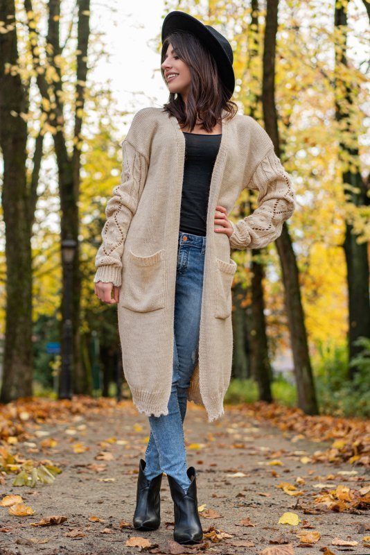 Merribel Delaina Beige sweter