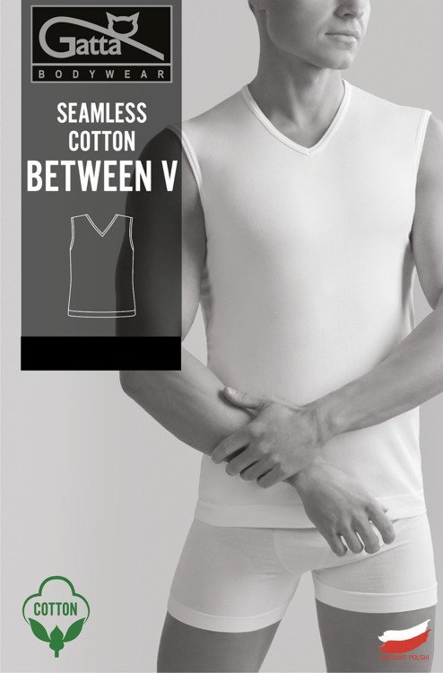 Gatta KOSZULKA GATTA BETWEEN V SEAMLESS COTTON