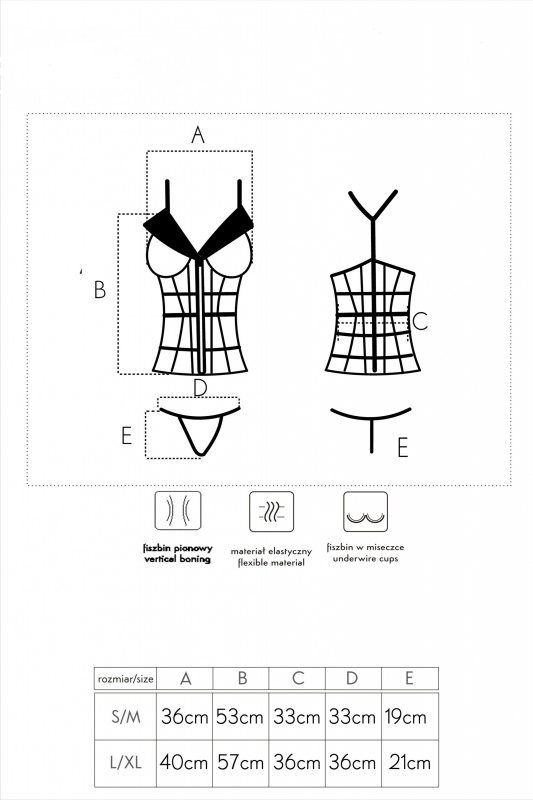 LivCo Corsetti Fashion Laura Beige zmysłowy gorset