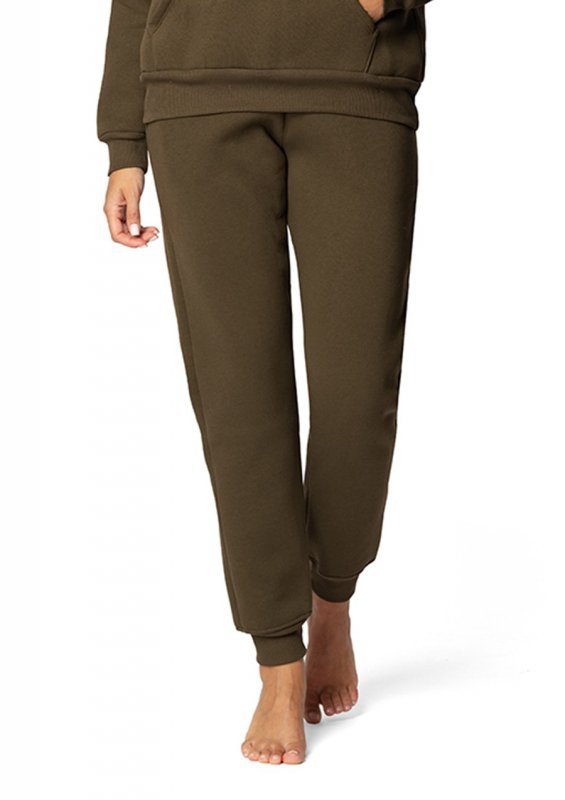 D Karen Spodnie DK-K-B6 KHAKI BAWEŁNA GRUBA