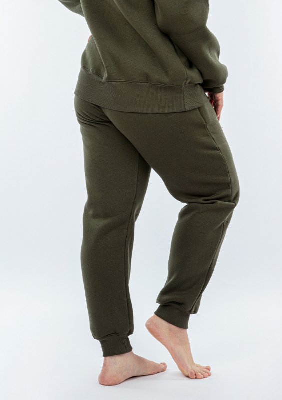 D Karen Spodnie Randi H1 KHAKI BAWEŁNA GRUBA