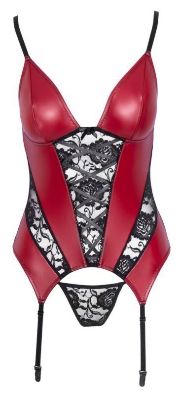 Cottelli LINGERIE Basque red/black