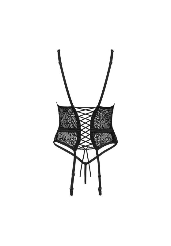 Obsessive Yaskana gorset czarny